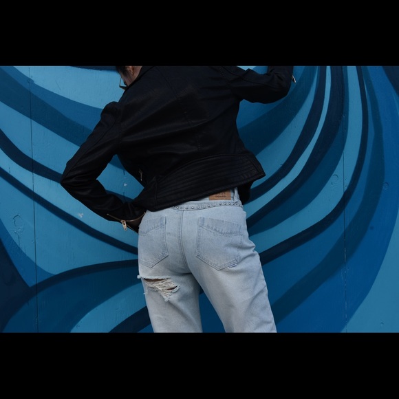 SOMEDAYS LOVIN Survivor Studded Jeans Small - Picture 3 of 8